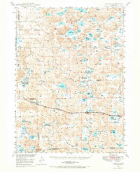 1948 Map of Sheridan County, NE, 1966 Print