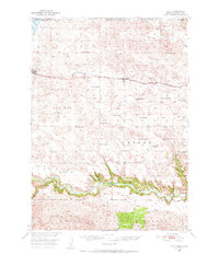 preview thumbnail of historical topo map of Cody, NE in 1950