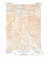 Download a high-resolution, GPS-compatible USGS topo map for Crescent Lake, NE (1950 edition)