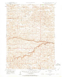 1947 Map of Hooker County, NE, 1963 Print