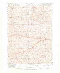 1947 Map of Hooker County, NE, 1976 Print