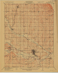 1915 Map of Falls City