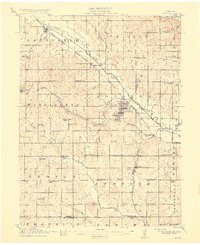 1915 Map of Howe