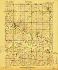 Download a high-resolution, GPS-compatible USGS topo map for Humboldt, NE (1916 edition)