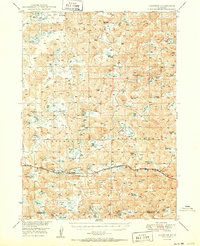Download a high-resolution, GPS-compatible USGS topo map for Lakeside, NE (1950 edition)