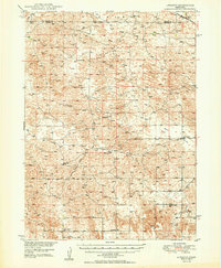 preview thumbnail of historical topo map of Custer County, NE in 1950