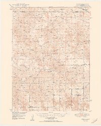 preview thumbnail of historical topo map of Custer County, NE in 1950
