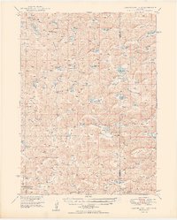 Download a high-resolution, GPS-compatible USGS topo map for Longfellow Lake, NE (1950 edition)