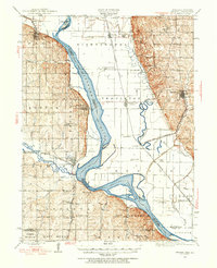 Download a high-resolution, GPS-compatible USGS topo map for Nemaha, NE (1954 edition)