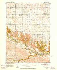 preview thumbnail of historical topo map of Keya Paha County, NE in 1952
