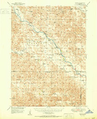 Download a high-resolution, GPS-compatible USGS topo map for Purdum, NE (1951 edition)