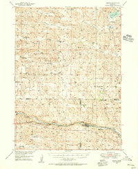 1948 Map of Seneca, 1956 Print