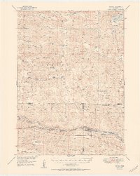 1951 Map of Seneca, NE