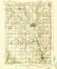 Download a high-resolution, GPS-compatible USGS topo map for Seward, NE (1939 edition)