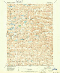 preview thumbnail of historical topo map of Cherry County, NE in 1951