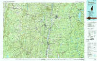 preview thumbnail of historical topo map of Claremont, NH in 1985