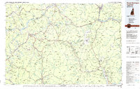 preview thumbnail of historical topo map of Grafton County, NH in 1986