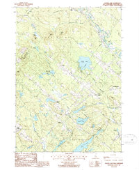 preview thumbnail of historical topo map of Strafford County, NH in 1987