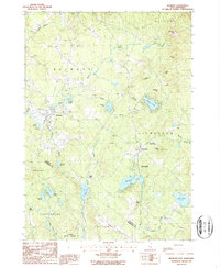 preview thumbnail of historical topo map of Belknap County, NH in 1987