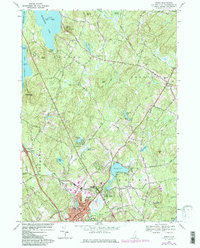 Download a high-resolution, GPS-compatible USGS topo map for Derry, NH (1985 edition)