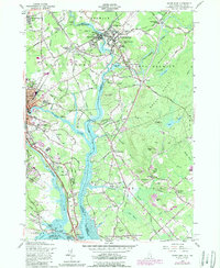 preview thumbnail of historical topo map of Strafford County, NH in 1956