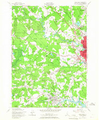 Download a high-resolution, GPS-compatible USGS topo map for Dover West, NH (1967 edition)