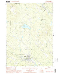 preview thumbnail of historical topo map of Strafford County, NH in 2000