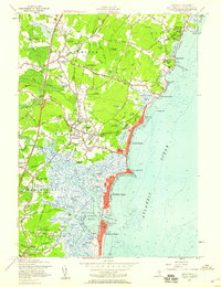 Download a high-resolution, GPS-compatible USGS topo map for Hampton, NH (1959 edition)