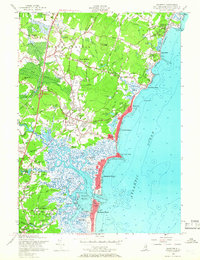 Download a high-resolution, GPS-compatible USGS topo map for Hampton, NH (1966 edition)