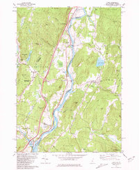 preview thumbnail of historical topo map of Grafton County, NH in 1981