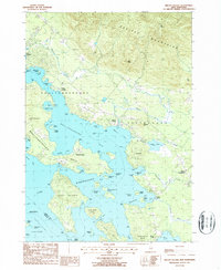 Download a high-resolution, GPS-compatible USGS topo map for Melvin Village, NH (1987 edition)