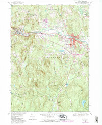 Download a high-resolution, GPS-compatible USGS topo map for Milford, NH (1985 edition)