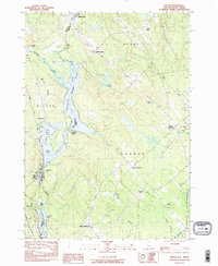 Download a high-resolution, GPS-compatible USGS topo map for Milton, NH (1984 edition)