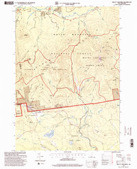 preview thumbnail of historical topo map of Carroll County, NH in 1995