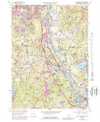 preview thumbnail of historical topo map of Hillsborough County, NH in 1965