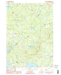 Download a high-resolution, GPS-compatible USGS topo map for Parker Mountain, NH (1987 edition)