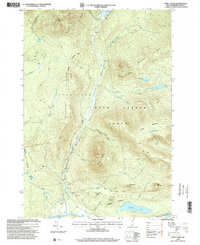 preview thumbnail of historical topo map of Coos County, NH in 1996