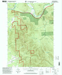 preview thumbnail of historical topo map of Coos County, NH in 1995