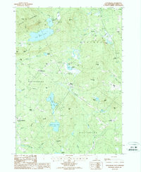 preview thumbnail of historical topo map of Carroll County, NH in 1987
