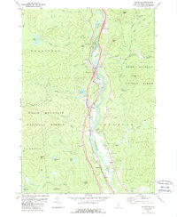 preview thumbnail of historical topo map of Grafton County, NH in 1980