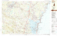preview thumbnail of historical topo map of Rockingham County, NH in 1985
