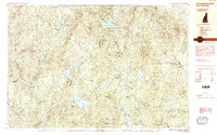 preview thumbnail of historical topo map of Sullivan County, NH in 1984