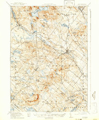 preview thumbnail of historical topo map of Strafford County, NH in 1919