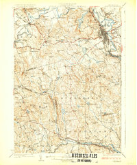 1927 Map of Contoocook, NH