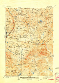 preview thumbnail of historical topo map of Coos County, NH in 1933