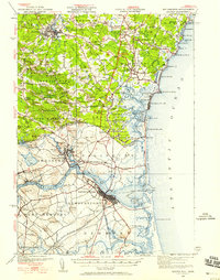 preview thumbnail of historical topo map of Rockingham County, NH in 1932
