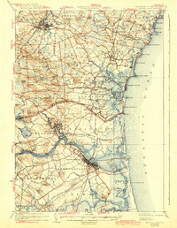 Download a high-resolution, GPS-compatible USGS topo map for Exeter, NH (1943 edition)