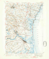 Download a high-resolution, GPS-compatible USGS topo map for Exeter, NH (1954 edition)