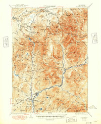 preview thumbnail of historical topo map of Grafton County, NH in 1932
