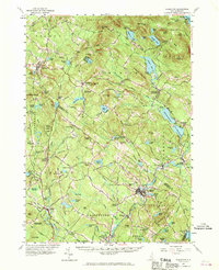 preview thumbnail of historical topo map of Belknap County, NH in 1957